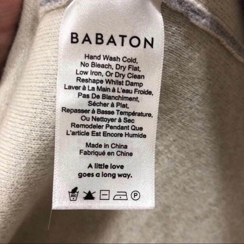 Babaton Aritzia Beekman Sweater Open Front Gray Size XS Cardigan FKM1–3319-48